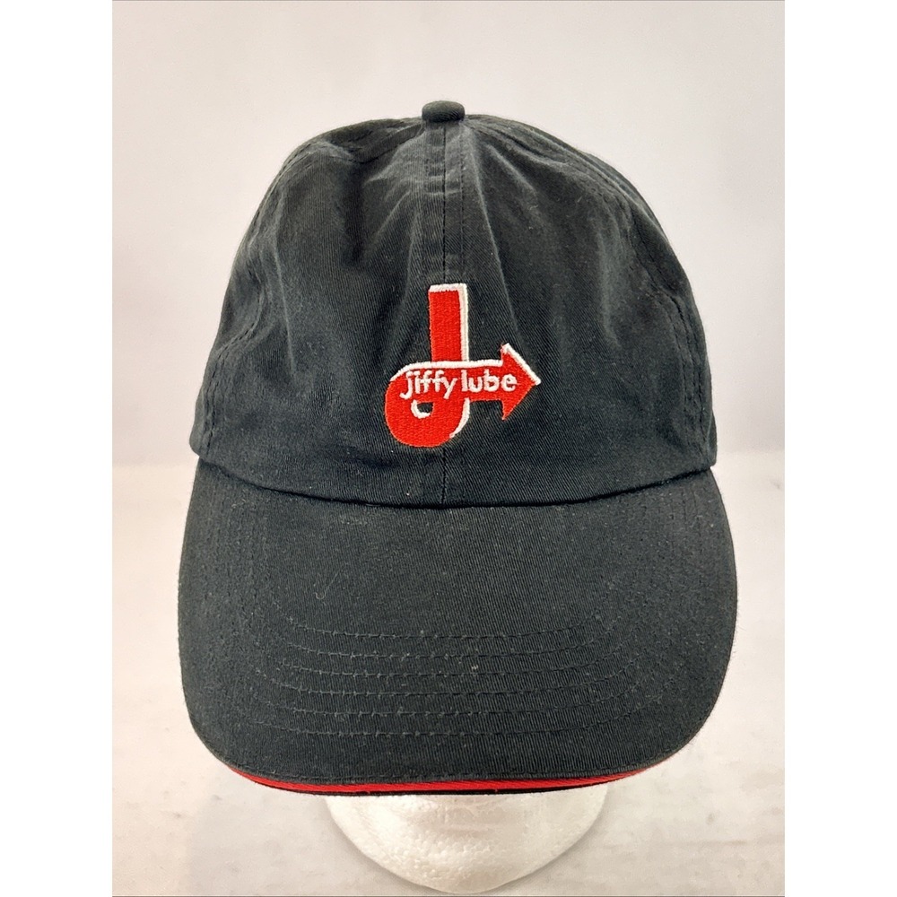 Jiffy Lube Hat Cap Strap Back Logo Embroidered Black The Well Oiled Machine